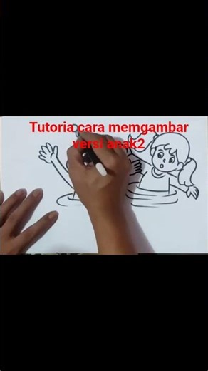 Tutorial cara mengambar versi anak2