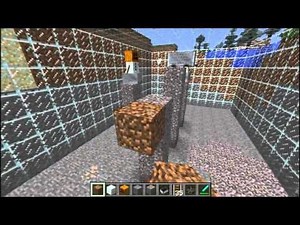 Fully automated mining from top to bedrock - No mods!