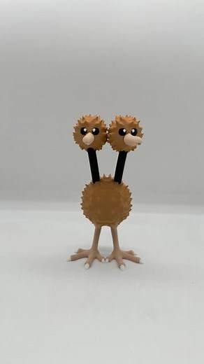 Polymaker on Instagram: "Print’em all !! Today, Doduo’s times !! Models for FREE in bio. Print it you will need PolyTerra PLA filaments from @polymaker_3d Wood Brown, Army Beige, Cotton White and Charcoal Black Happy Printing !!"