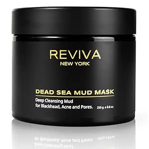Dead Sea Mud Mask for Face and Body - Clay Mask for Blackhead Remover, Acne Treatment and Pore Minimizer - Organic Clay Mask for Men & Women - Deep Cleansing Recovery Mud Mask for Skincare