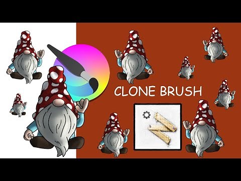 Krita - How to use the clone brush to retouch photographs (or anything else!)😮