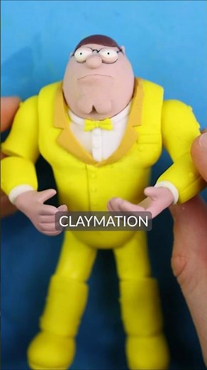 I CREATED a Peter Griffin PUPPET for CLAYMATION 😎 #fortnite #petergriffin #polymerclay