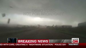 Dramatic tornado video