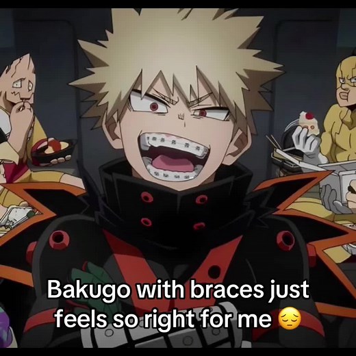 Bakugo with Braces: A Perfect Match for MHA Fans