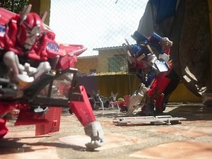 Transformers Dark of the moon The final battle Stop-motion