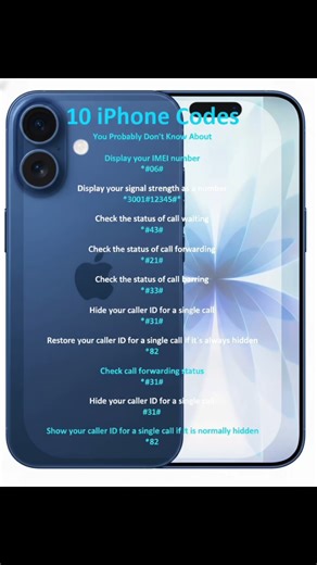 10 Hidden iPhone Secret Codes You Should Know in 2025 🔐📲 #shorts