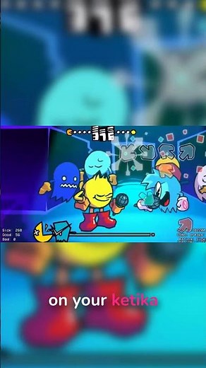 Friday Night Funkin' VS Pac Man 1.5 Arcade World | Power Ups Song #fnf #fridaynightfunkin