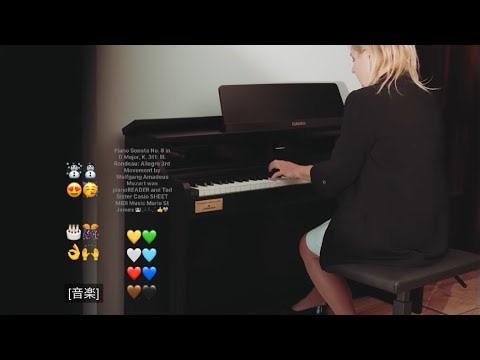 III. Rondeau: Allegro 3rd Movement - Mozart (Yokee Piano) | [pianoREADER]