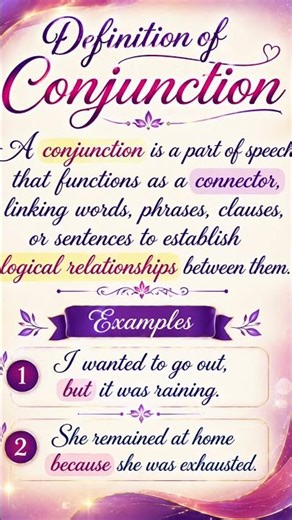 Learn Conjunction in easy way ✨Improve your English with SmartLearningDear