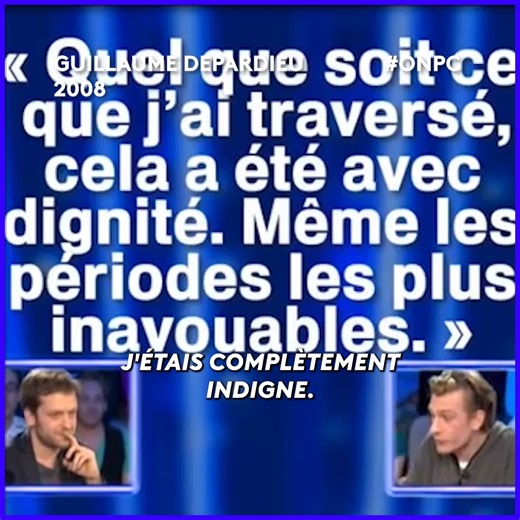28K views · 135 reactions | Guillaume Depardieu : il n'a pas tout dévoilé ! | On n'est pas couché | Facebook