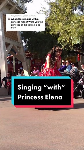 Princess Elena of Avalor Disneyland Face Character Singing