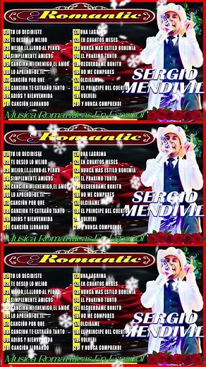 🎵Sergio Mendivil 2025 ❤️ Las 20 Grandes Exitos De Sergio Mendivil