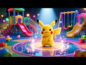 Pikachu Magic Play Go ⚡🎵 | Fun Learning Song for Kids | Playful Nursery Rhyme