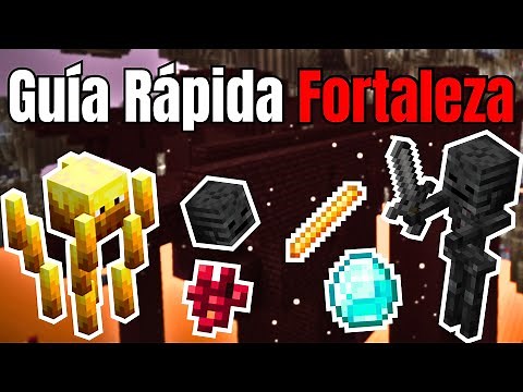 Cómo encontrar una FORTALEZA DEL NETHER y conseguir todo el loot FÁCIL y RÁPIDO