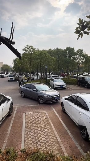 Perfect Angle Parking Guide #viral #reels #driving#drivingreview #knowledge #learning | Brother Cong talks about cars