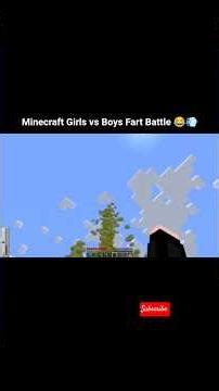 Minecraft Girls vs Boys Fart Battle 😂💨#minecraft #gaming #subscribe#trendingsong #bestyoutuber#like