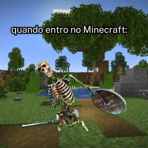 quando entro no Minecraft: #memes #2026 #minecraft