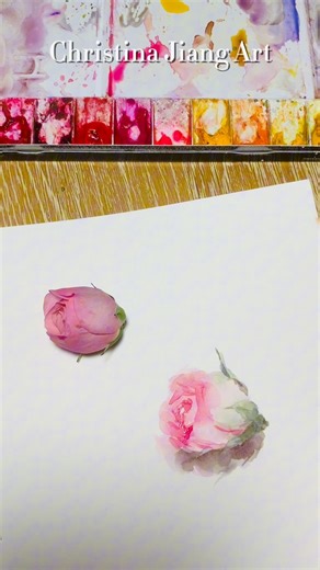 Step by step the rose in watercolour with Christina Jiang #watercolour #christinajiang #HolidayGifts #watercolor #watercolorart #watercolourpainting #watercolorpainting #roses #stepbystep #stepbysteppainting #fblifestyle #story | Christina Jiang