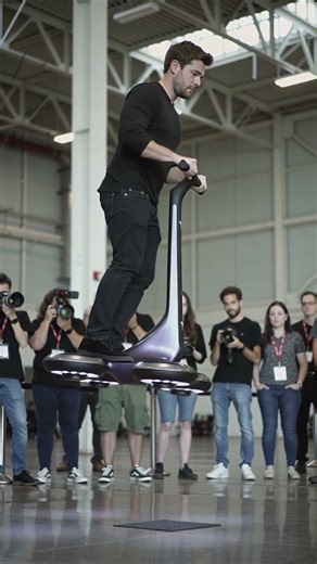 Tesla's Futuristic Hoverboard: A Glimpse into Tomorrow #Tesla #Hoverboard #Innovation