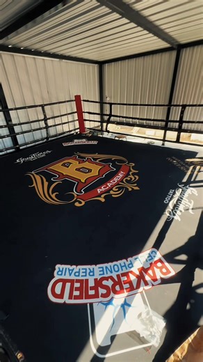 New ring is finally up #boxing