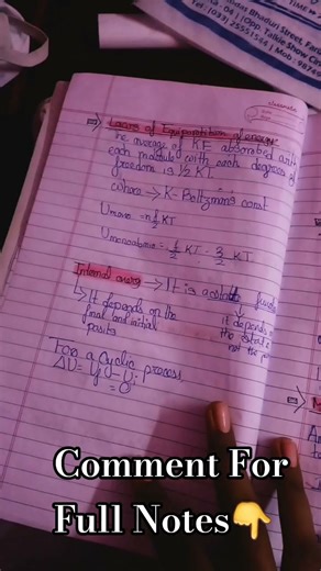 Thermodynamics Hand Written Notes😍😍 || CLASS 11 CBSE || #notes #11thgrader #cbseboard