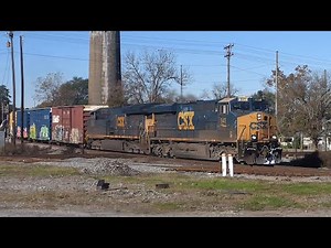 CSX Rail Action In Cordele Ga