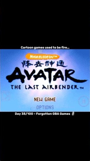 Day 35/100 – Forgotten GBA Games | Avatar: The Last Airbender