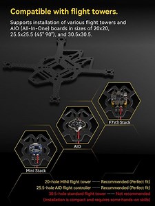 AeroBee 35 Cinewhoop FPV Drone Frame 3,5 Inch – Pro Versie 4S & 6S Compatibel met DJI... | bol