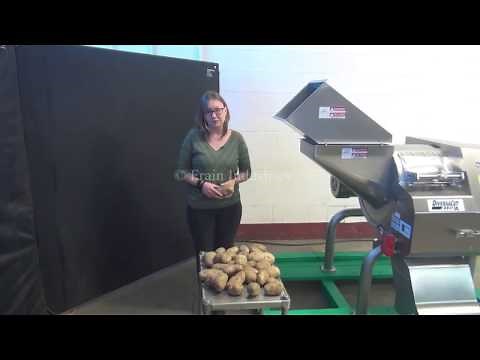 Urschel Diversacut Stainless Steel Slicer/Dicer Demonstration