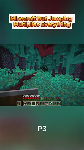 Minecraft Jumping Multiplies Everything Challenge