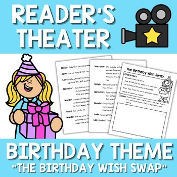 Birthday Wish Swap | Readers Theater Script | ELA Reading Activity Fun Play Skit