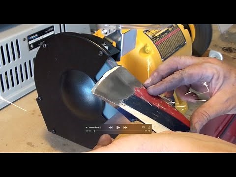 DEWALT Bench Grinder DW756 DIY Sharpening Pruning Shears and Camping Axes