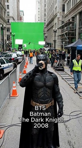 Behind the scenes Batman: The Dark Knight 2008 #batman #dcuniverse