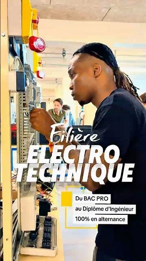 ÉLECTROTECHNIQUE : Se former du BAC Pro à l’Ingénieur 100% en alternance au CFAI LDA
