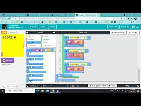 Add Cheat Codes in Game Lab on code.org