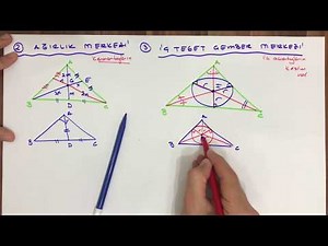 ÜÇGENDE MERKEZLER - 1 (Konu anlatımı)
