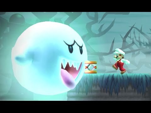 New Super Mario Bros U - All Ghost Houses (2 Player)