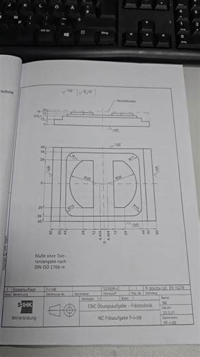 #cnc #programmieren #ausbildung #fräser #metall