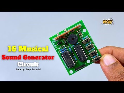 DIY Music Generator with 16 Different Sounds!