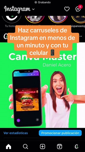 Cómo crear un carrusel de Instagram desde tu celular con la ayuda de Canva. ¡Es más fácil y rápido de lo que piensas! 📱✨ Aprende a diseñar contenido en minutos. ¡Dale vida a tu Instagram con este tutorial paso a paso! 🎨🔥 #carruseldeInstagram #celular #marketingdigital #canva #instagram #canvatips #crearcontenido #carruselinstagram