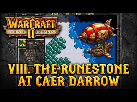 VIII. THE RUNESTONE AT CAER DARROW | Warcraft II: Tides of Darkness | Walkthrough, Gameplay, 4K