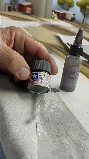 Making HO Scale Asphalt roads. Stay tuned for the full video.