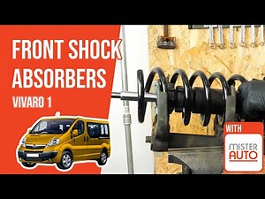 How to replace the front shock absorbers Vivaro mk1 ➿