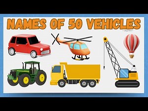 Learn Vehicle Names For Kids | Types of Vehicles in English | Mode of Transport | Fun Factory Kids