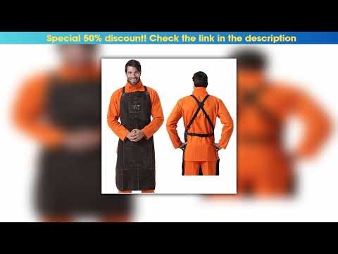 Review Welding Apron Premium Leather Welder Protect Clothing Carpenter Blacksmith Garden Cowhide Cl