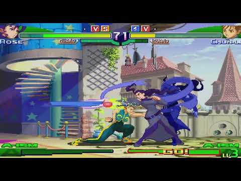 CAPCOM FIGHTING COLLECTION 2 Rose vs Chun-li