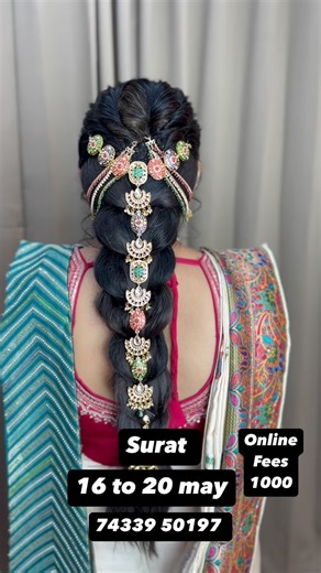 ✨✨✨surat 5 day offline online hairstyle master class ✨✨✨ 🔊🔊🔊 5Day hairstyle full cors 🔊🔊🔊 Online. Offline ✨Learn hand made element✨ Every day hand on practice 16 to 20 may Surat 🔖 international certificate🔖 🫖2 time high -tea 🍽️Lunch 👉74339 50197👈 #rushipatelhairstylist #hair #hairstylist #hairtransformation #hairtutorial #hairideas #hairfashion #haireducation ## | Rushipatelhairstylis
