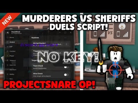 🔪Murderers VS Sheriffs DUELS Script Pastebin **NO KEY** Instant Kill, Hitbox, Silent Aim + Aimbot🎯💯