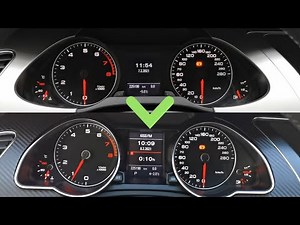 Audi A4 B8 - How to upgrade the cluster to the one from A5