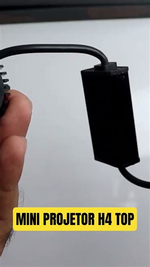 LED MINI PROJETOR H4 TOP! #led #motorcycle #moto #miniprojetor
